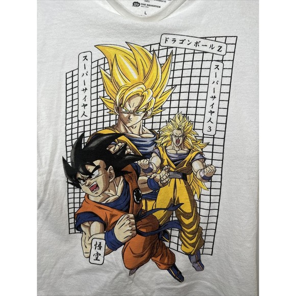 dragon ball z bird studio shirt youth size L super sayian Goku graphic - Picture 2 of 4